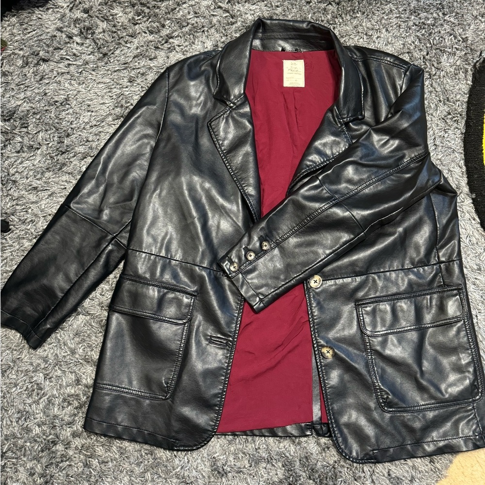 We the free leather jacket